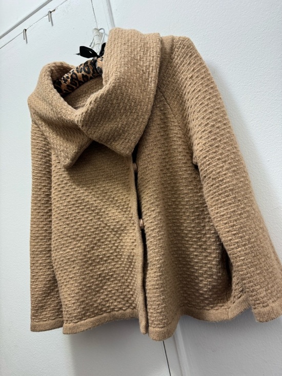 Banana Republic Jackets & Blazers - Banana Republic Cashmere Blend Cozy Camel Textured Knit sweater Jacket Medium